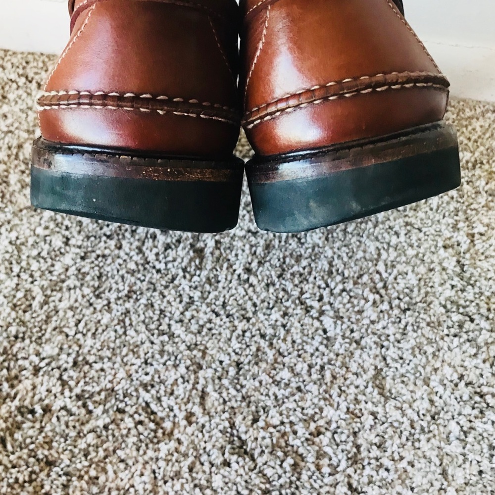 L.L. Bean Men’s Brown Leather Shoes Size 12 EE - Picture 4 of 8
